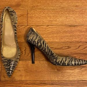 Stuart Weitzman Zebra Pumps